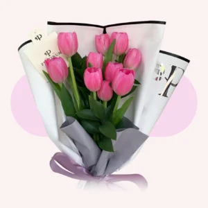 10 tulipanes platinum