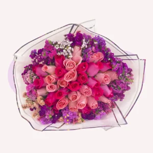 36 rosas combinadas con leticia