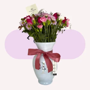 Jarrón de mix de flores