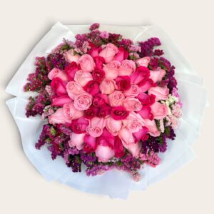 50 Rosas Combinadas Con Leticia