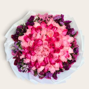 75 Rosas Combinadas Con Leticia