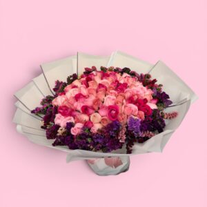 100 Rosas Combinadas Con Leticia