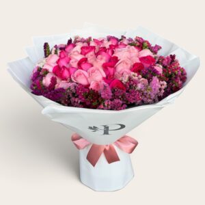 50 Rosas Combinadas Con Leticia
