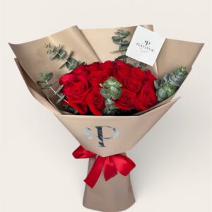 24 Rosas Rojas Platinum