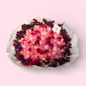 100 Rosas Combinadas Con Leticia