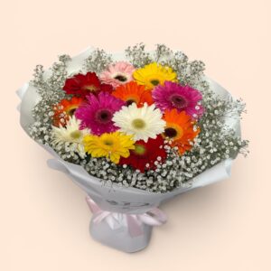 Bouquet de gerberas colorido