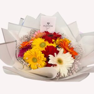 Bouquet de gerberas colorido