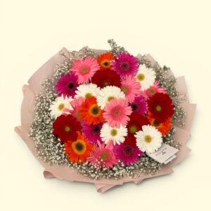 Bouquet De 25 Gerberas