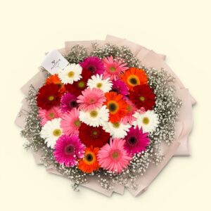 Bouquet De 25 Gerberas